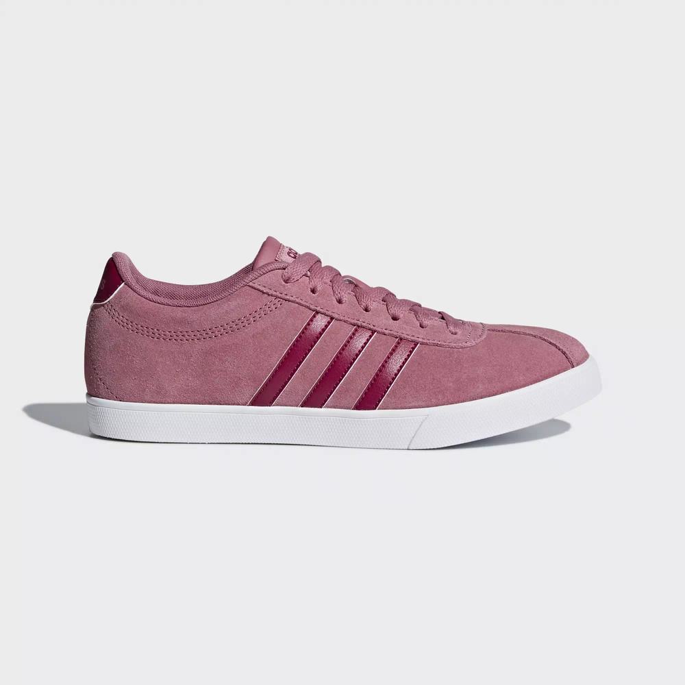 Adidas Courtset Zapatillas De Tenis Rosas Para Mujer (MX-25782)